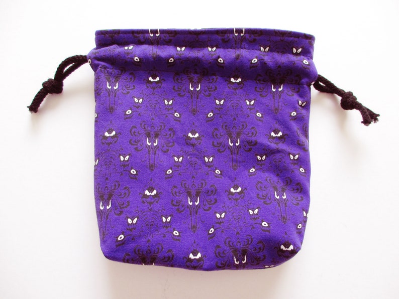 Haunted Mansion Wallpaper Print Drawstring Pouch