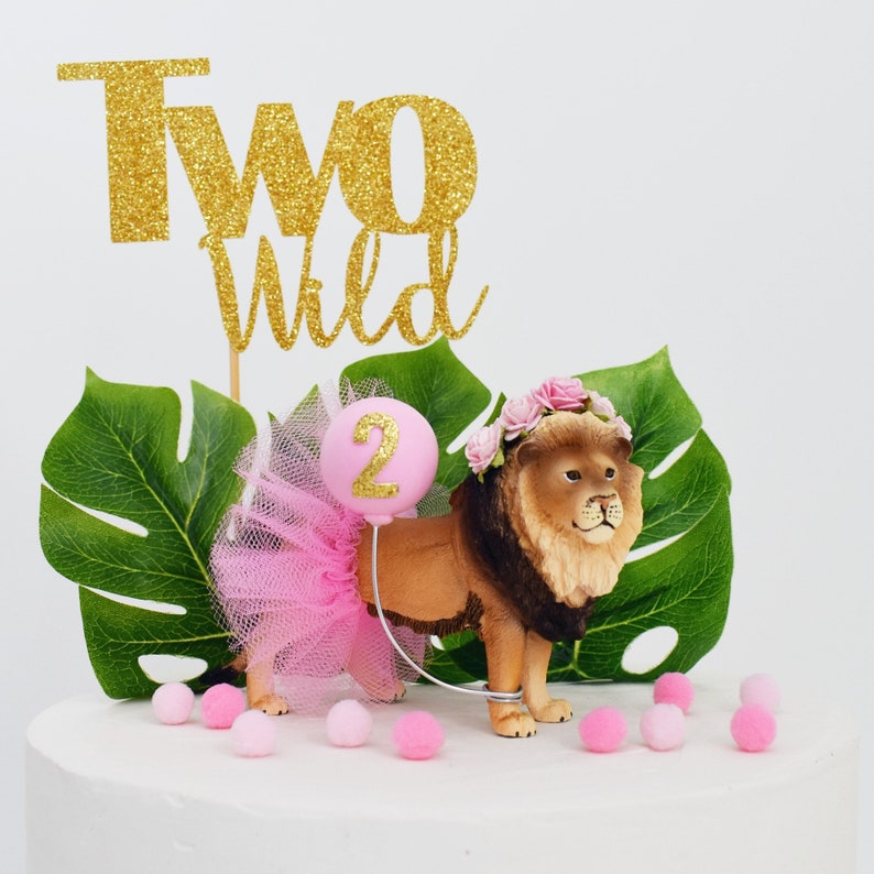 Jungle / Safari Leaves Cake Topper Add on to your Party Animal Cake Topper Bild 7