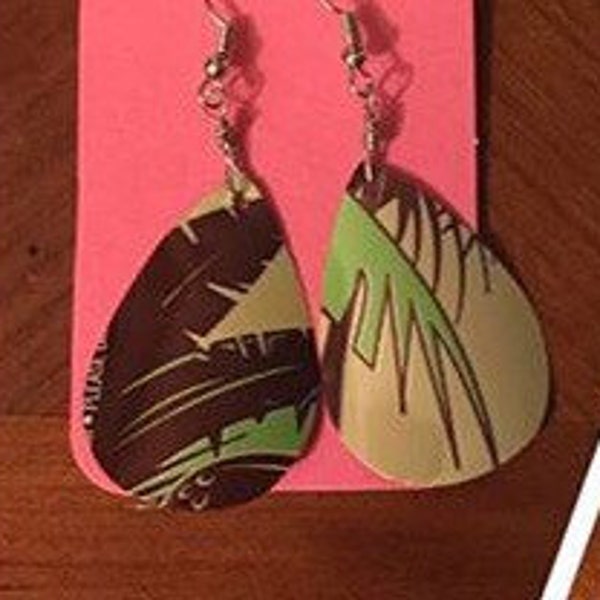 Upcycled Baxter Brewing Company Window Seat Earrings