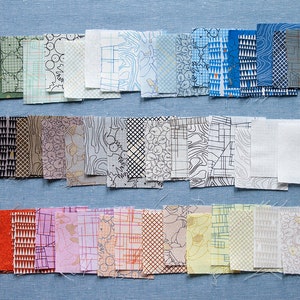 Whole CF Collection including New colors, 50 Pcs of Fat Quarter Bundle, Carolyn Friedlander