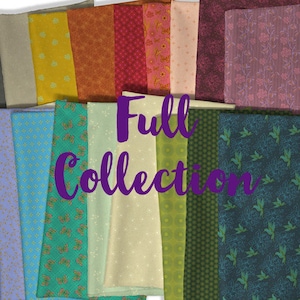 Pre-order, Field Cloth Fat Quarter bundle by Sew Kind of wonderful , Freespirit