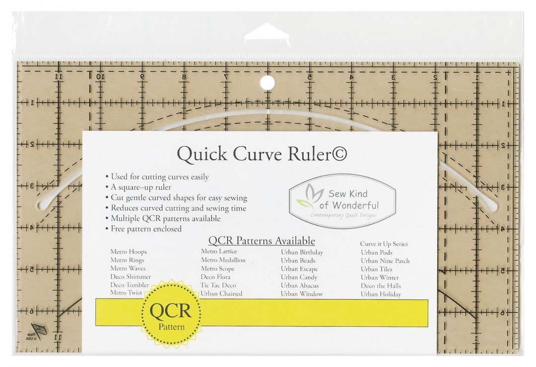 Quick Curve Ruler and QCR Mini designed by Sew Kind of - Etsy 日本