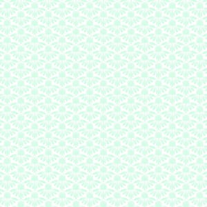 May include: A seamless pattern of light green stylized leaves on a white background.