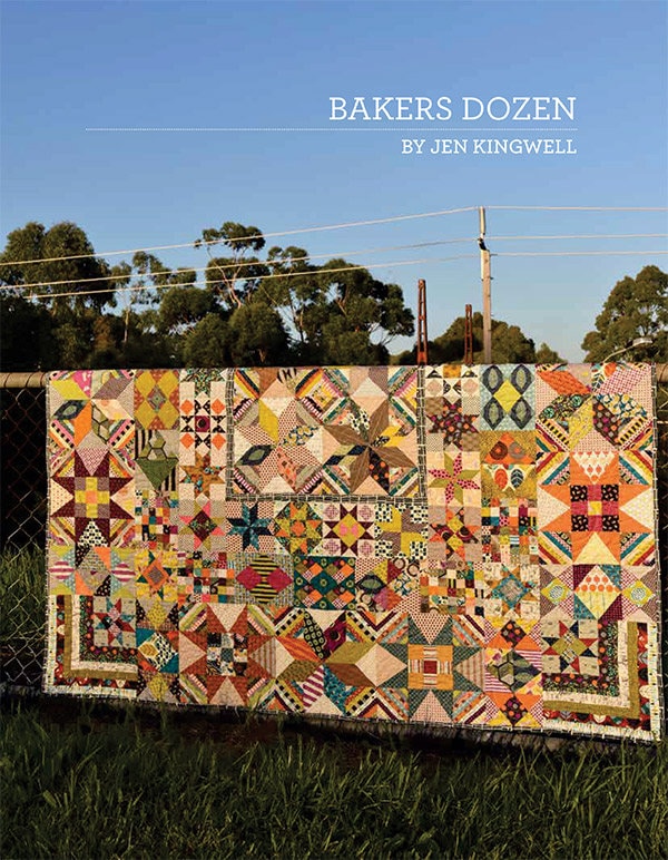 Queens Cross Quilt Pattern by Jen Kingwell Template, Pattern, Tool