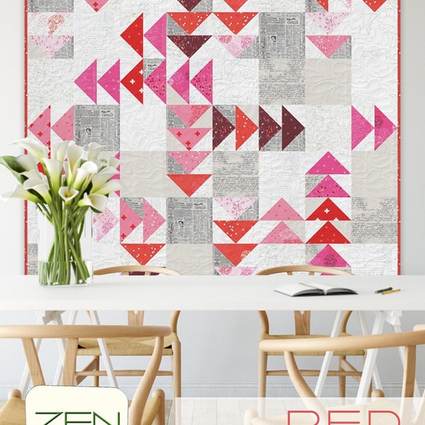 RED GEESE quilt pattern by Zen Chic