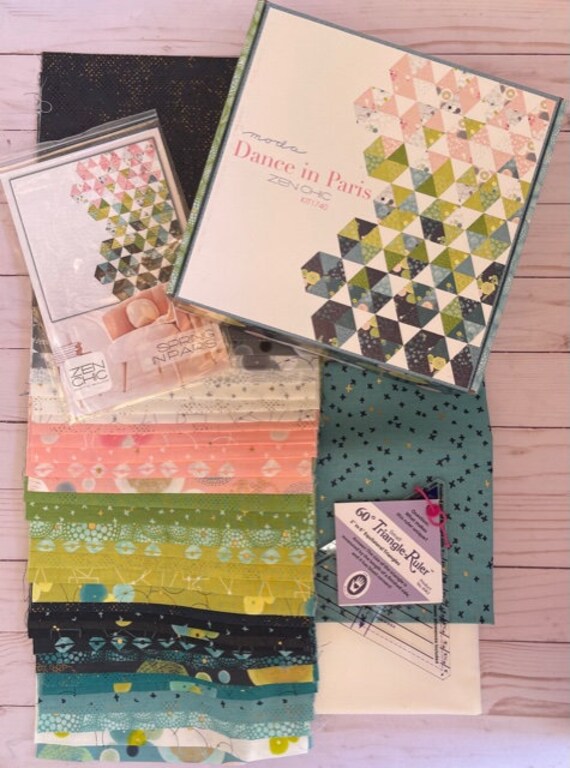Dance in Paris Quilt Kit by Zen Chic for Moda Etsy