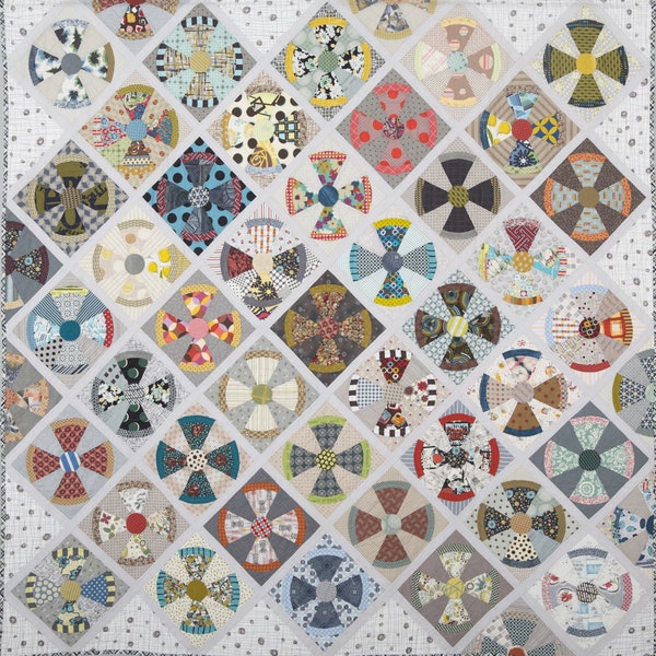 Steam Punk Authentic 5 Piece Quilt template set  by Jen Kingwell Designs.