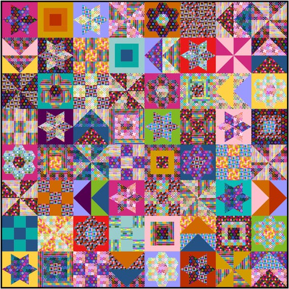 Piecework: Log Cabin in Metro Piecework: Log Cabin in Metro