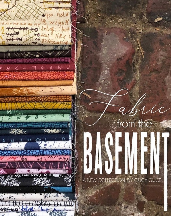 Fabric From the Basement Fat Quarter Bundle - Giucy Giuce Fabric From the Basement Fat Quarter Bundle - Giucy Giuce