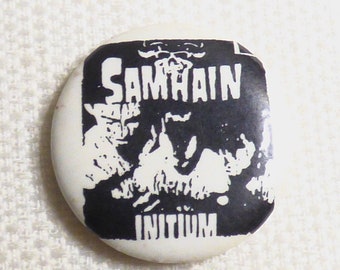 Vintage 80s Samhain - Danzig - Initium Album (1984) - Pin / Button / Badge