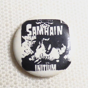 Vintage 80s Samhain - Danzig - Initium Album (1984) - Pin / Button / Badge