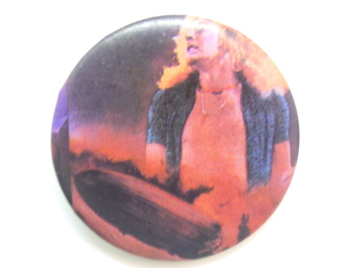 Vintage Late 70s Led Zeppelin - Robert Plant - Pin / Button / Badge - Etsy