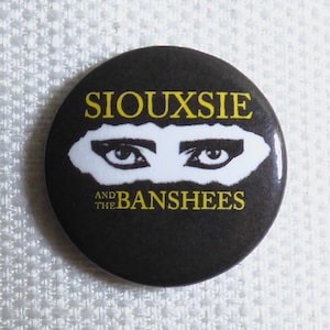 Vintage 90s Siouxsie and the Banshees - Pin / Button / Badge