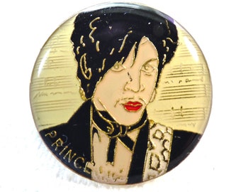 Vintage 80s Prince - Controversy Album (1981) - Esmalte - Pin / Botón / Insignia