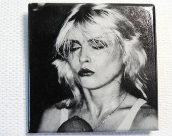 BIG Vintage Early 80s Debbie Harry - Blondie Pin / Button / Badge