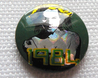 Vintage 80s David Lee Roth - Van Halen - 1984 Prism Style Pin / Button / Badge