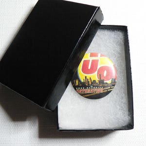 Vintage 90s Urge Overkill Saturation Album 1993 Pin / Button / Badge image 4