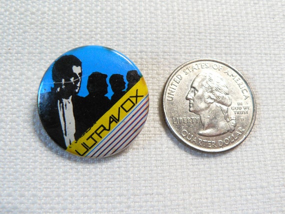 Vintage Late 70s Ultravox - Pin / Button / Badge - image 2