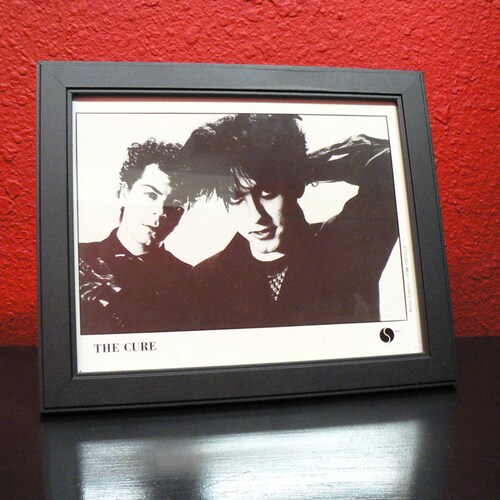 Vintage Early 80s (1983) The Cure / Robert Smith Record Label Press Photo