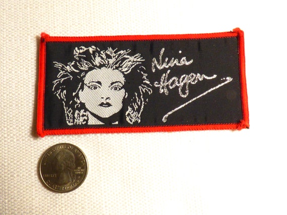 Vintage 80s Nina Hagen - Sew On Patch - image 2