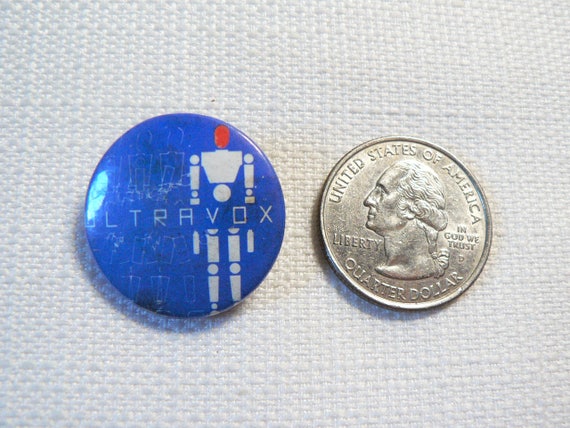 Vintage Late 70s Ultravox - Pin / Button / Badge - image 2