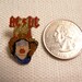 Vintage 1980s AC/DC Enamel Pin / Button / Badge - Etsy