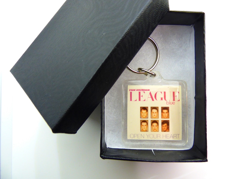 Open Your Heart Single Keychain Vintage 80s The Human League 1981
