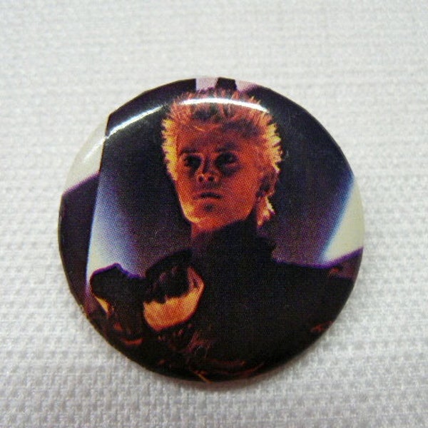 vintage début des années 80 Billy Idol - Eyes Without A Face Single - Promotional Pin / Button / Badge (Date Stamped 1983)