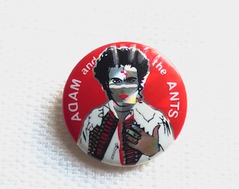 vintage années 80 Adam Ant - Adam et les fourmis - Prism Style - Pin / Button / Badge