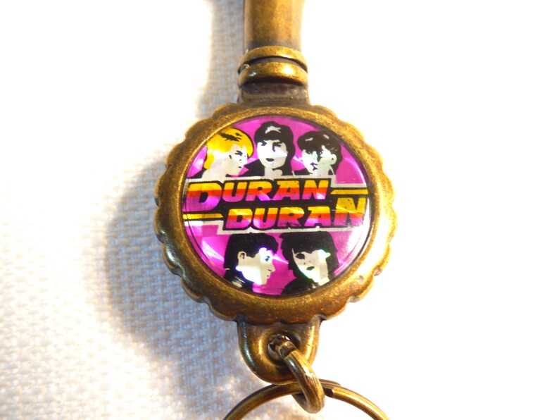 Vintage 80s Duran Duran Prism Style Button Keychain With - Etsy