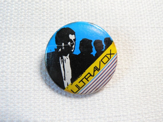 Vintage Late 70s Ultravox - Pin / Button / Badge - image 1