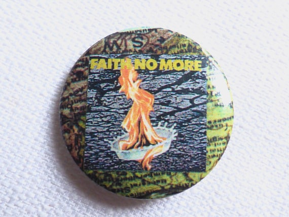 Vintage 90s Faith No More the Real Thing Album 1989 Pin / Button