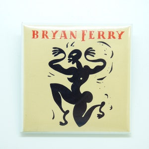 Vintage 80s Bryan Ferry - Limbo Single / Bête Noire Album (1987) Pin / Button / Badge