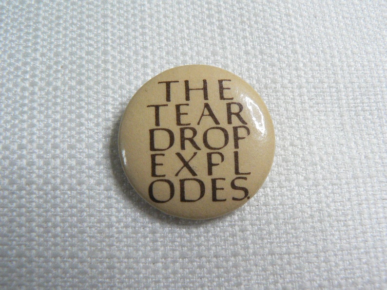 Vintage Early 80s the Teardrop Explodes Pin / Button / Badge | Etsy