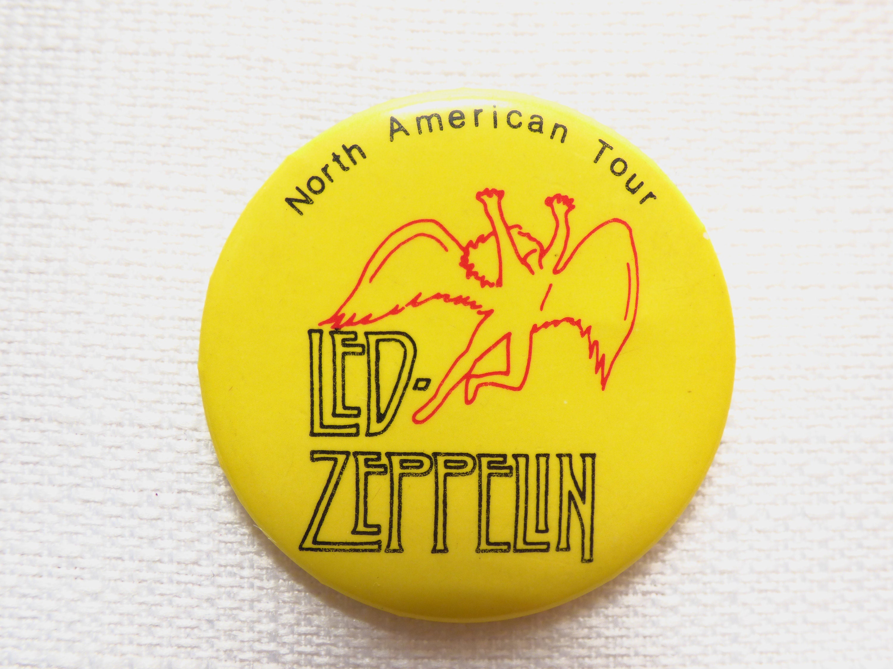 Vintage 70s Led Zeppelin 1977 Final North American Tour | Etsy