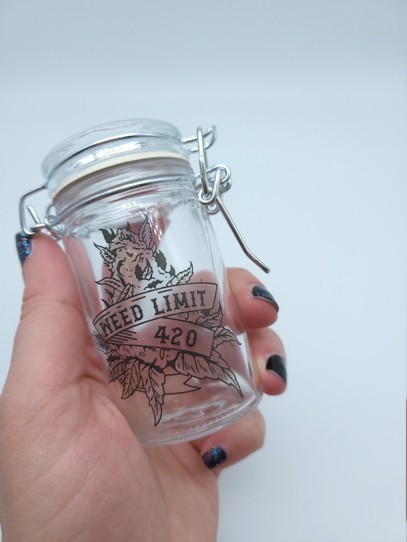 Stash Jars Smellproof Weed Jar Smell Proof Jar Airtight Etsy