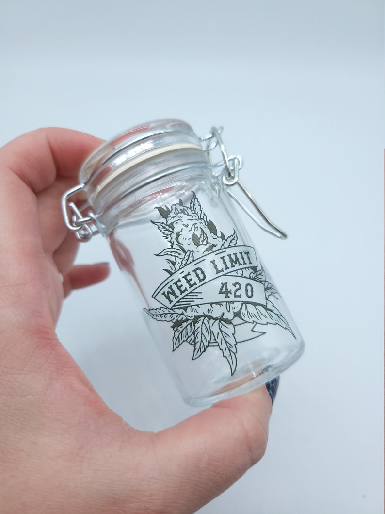 Stash Jars Smellproof Weed Jar Smell Proof Jar Airtight Etsy