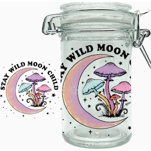 Stash Jars, StashJar, herb holder, air tight container, gifts for stoners, glass stash jar, smell proof jar, adult stoner stocking stuffers