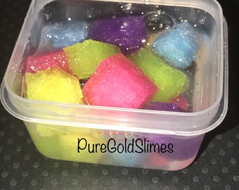 Rainbow jelly slime