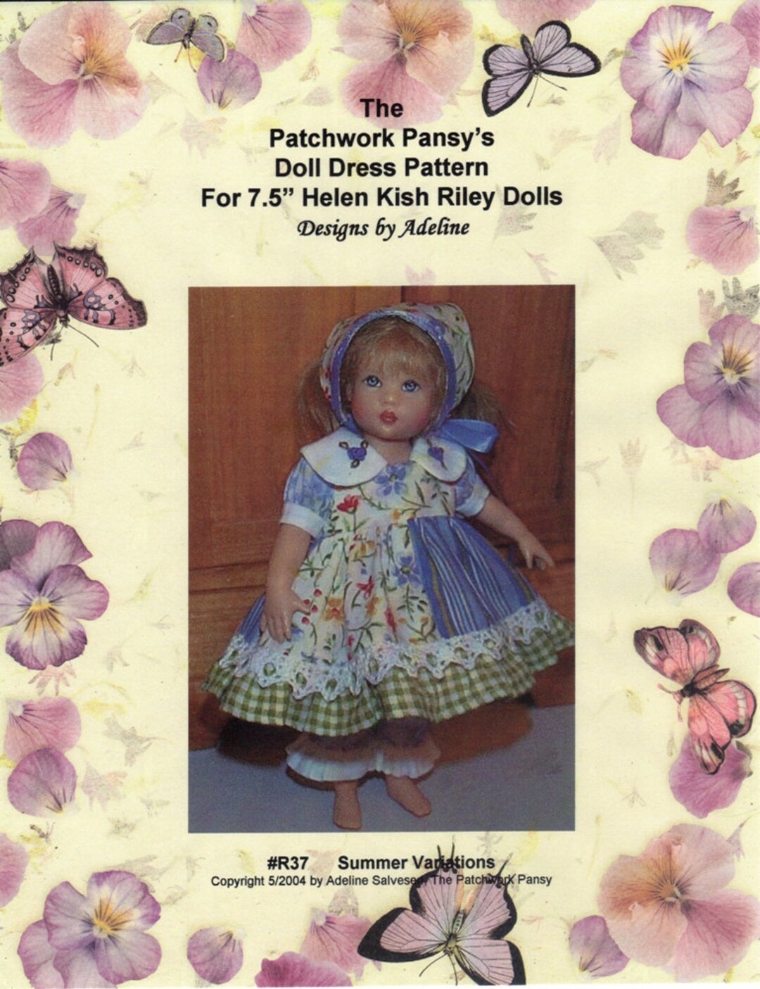 Sewing PATTERN for 7.5