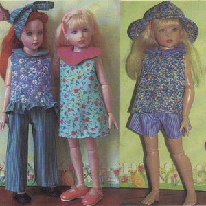 Pattern for 14&quot; Helen Kish Dolls. Shorts and pant set,dress,and hat sewing PATTERN