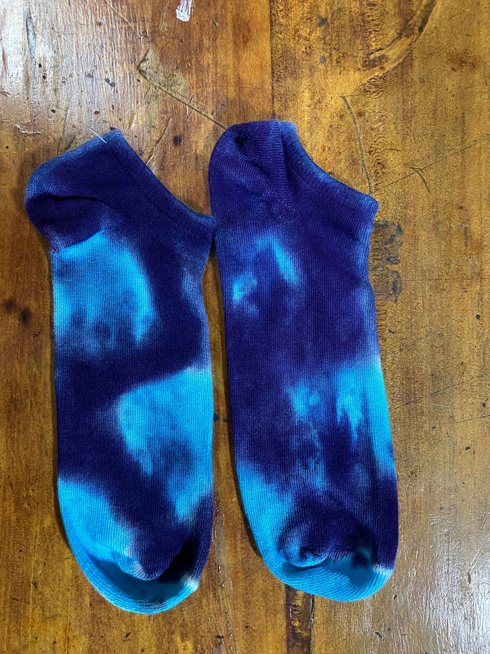 Chaussettes en bambou bleues 9-11 chaussettes de taille | Etsy
