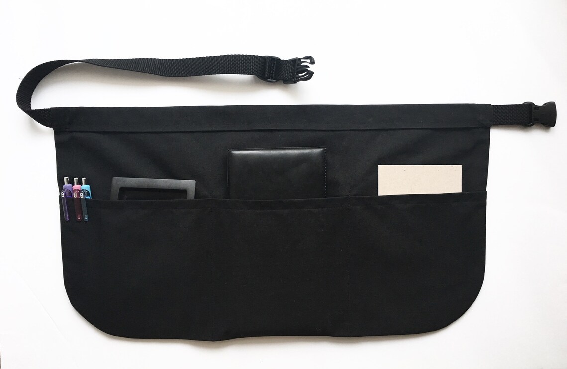 Server Apron traditional 3 Pocketfood Server Apron Etsy