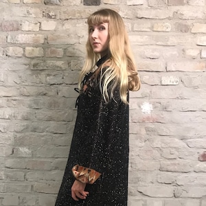 Vintage 70s Sparkle Long Cardigan
