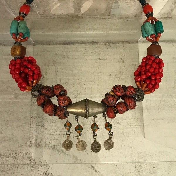 Antique Afghan Necklace