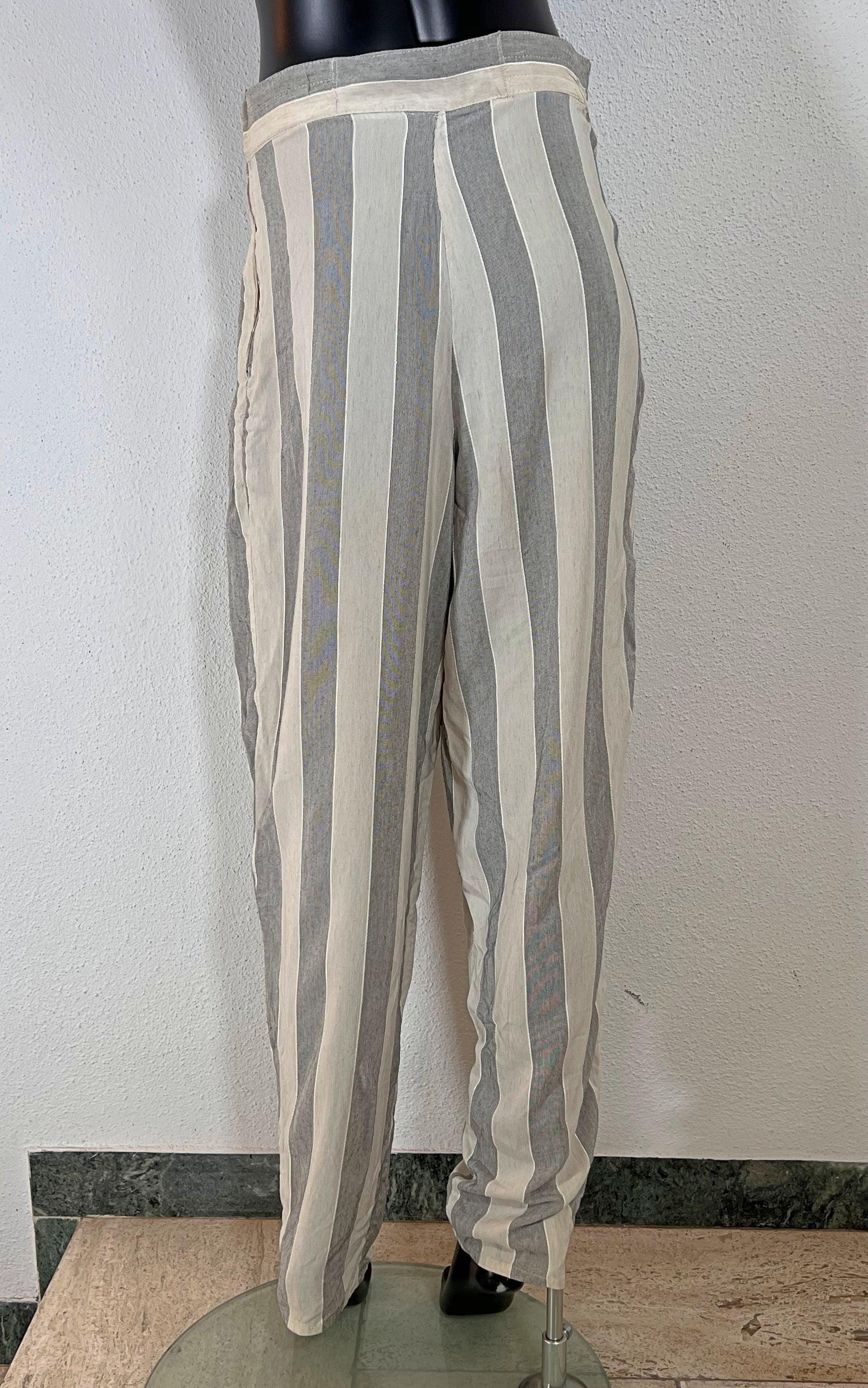 パンツ stripe slacks pant 90s Vintage 90s Striped Pants - Etsy