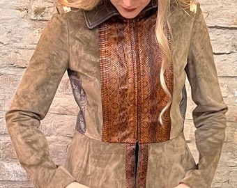 Vintage Chloe Leather Jacket - Etsy