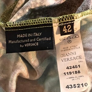 Vintage Versace Silk Top - Iconic Cactus and Jungle Print
