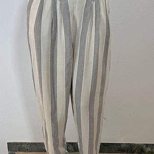 Vintage 90s Striped Pants - Etsy
