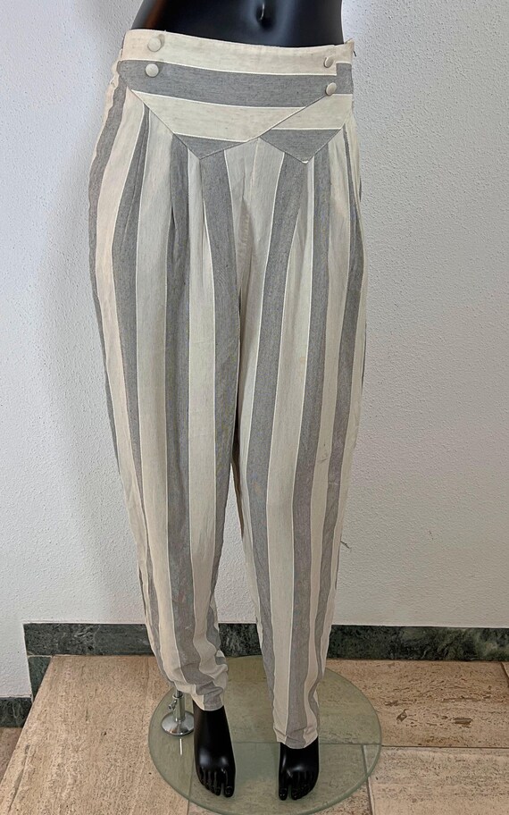 Vintage 90s Striped Pants - Etsy